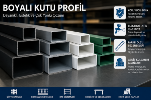 Boyalı Kutu Profil Boyalı Kutu Profil